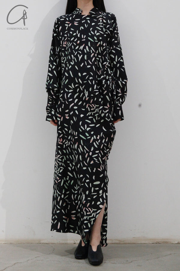 SAMUEL GUI YANG Long Skirt AW22DR01-2 Petals AW22DR01